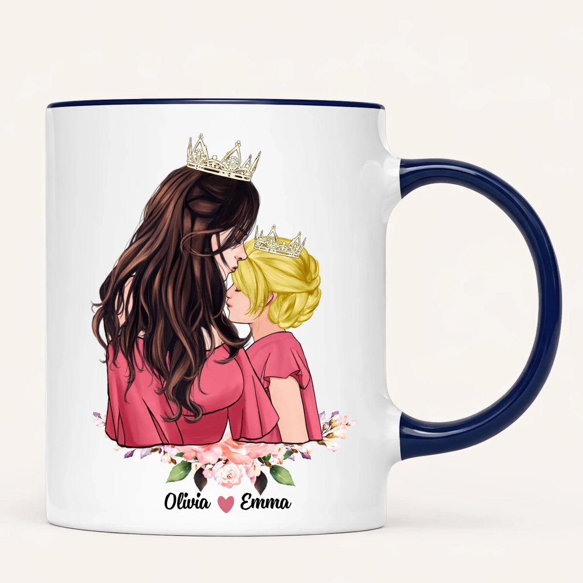 Personalised Mum Mug | Queen & Princess
