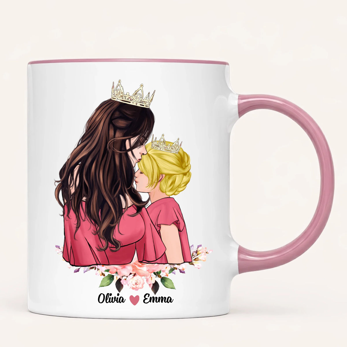 Personalised Mum Mug | Queen & Princess