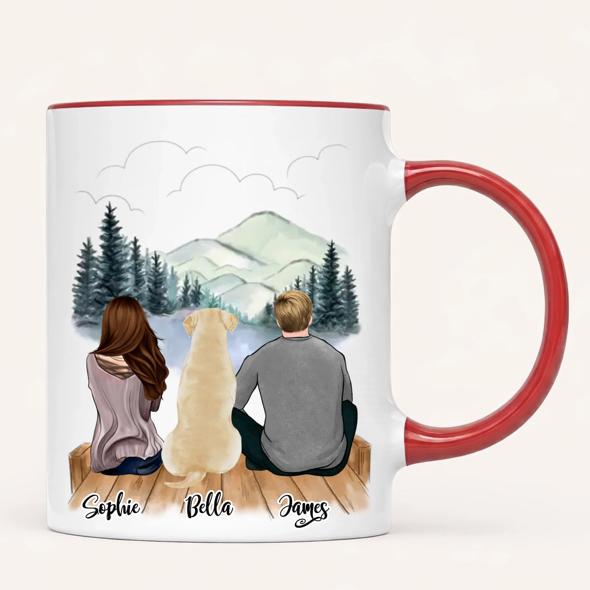 Personalised Dog Mug | You, Me & The Dog