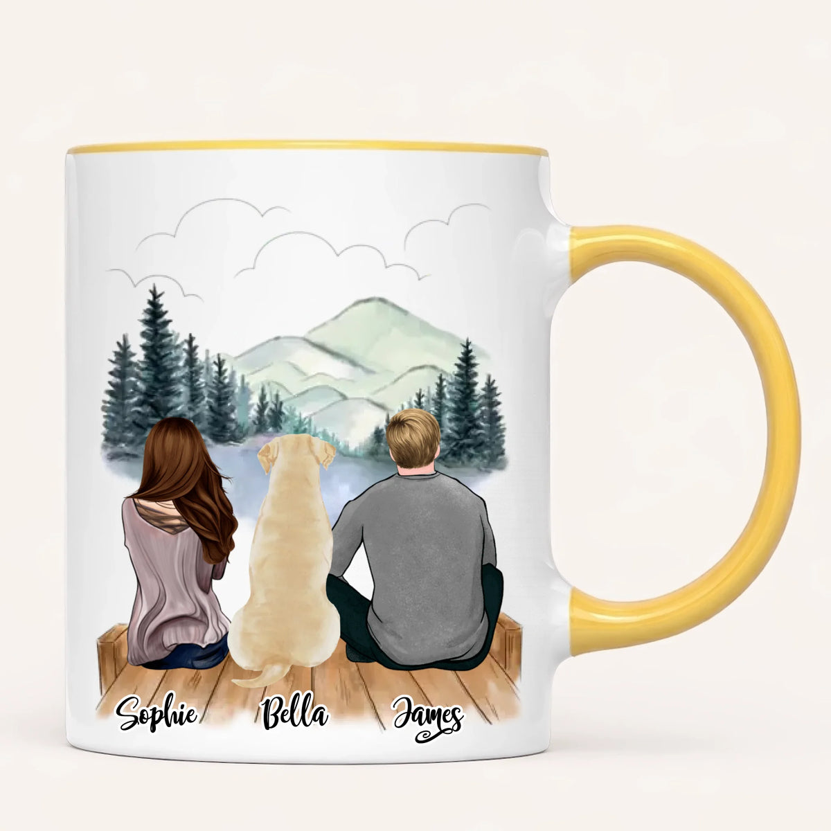 Personalised Dog Mug | You, Me & The Dog