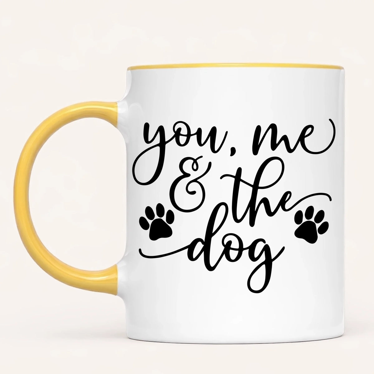 Personalised Dog Mug | You, Me & The Dog
