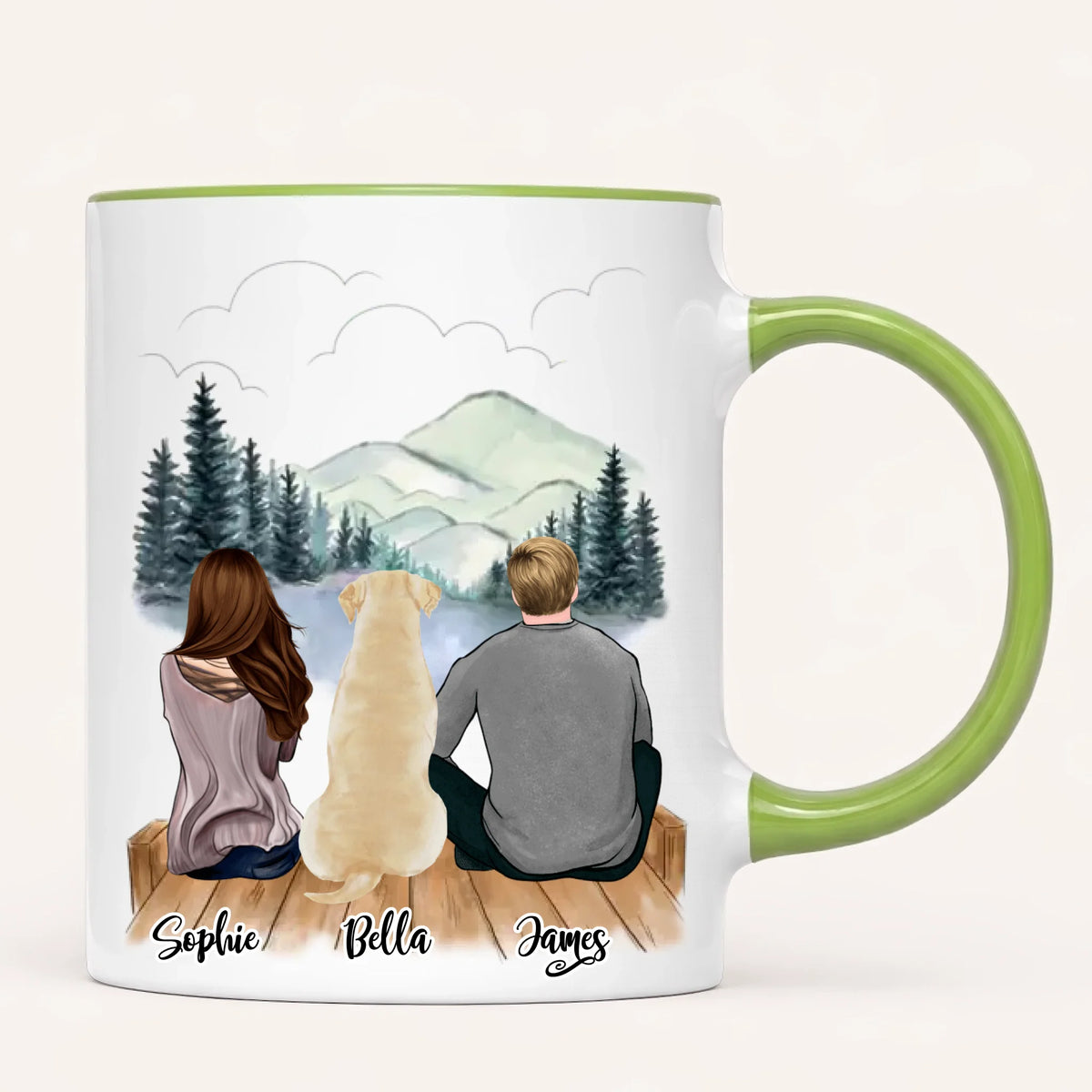 Personalised Dog Mug | You, Me & The Dog