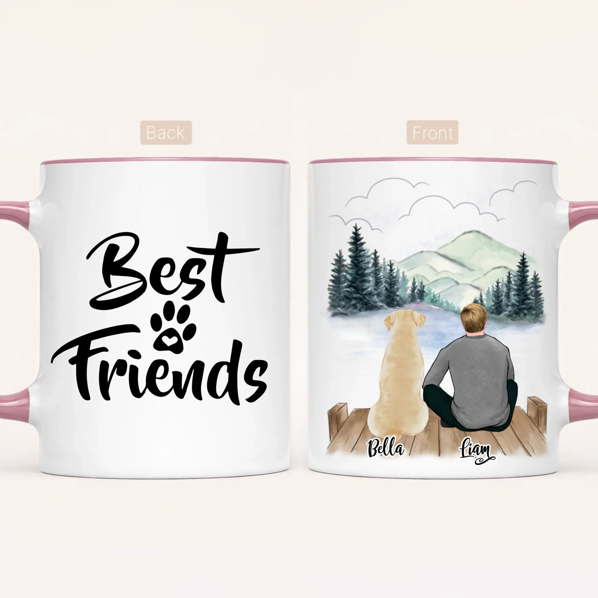 Personalised Dog Dad Mug | Life Is Better with a dog