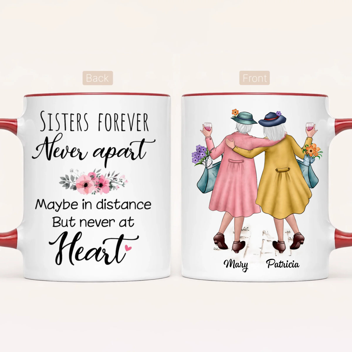 Personalised Sister Mug | Always Sisters