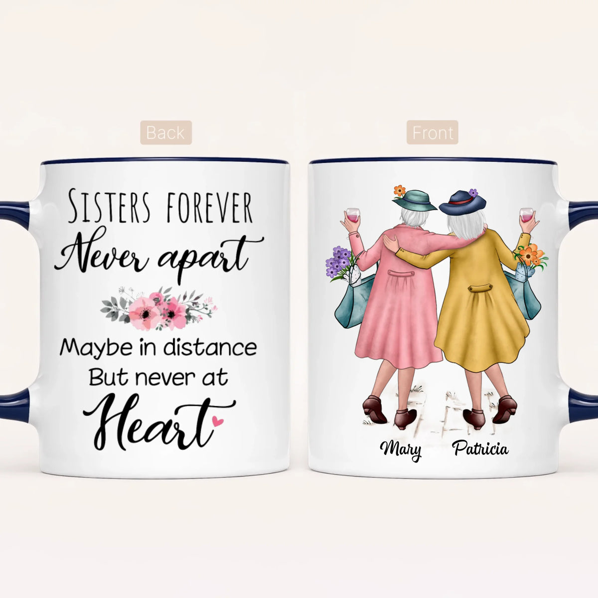 Personalised Sister Mug | Always Sisters