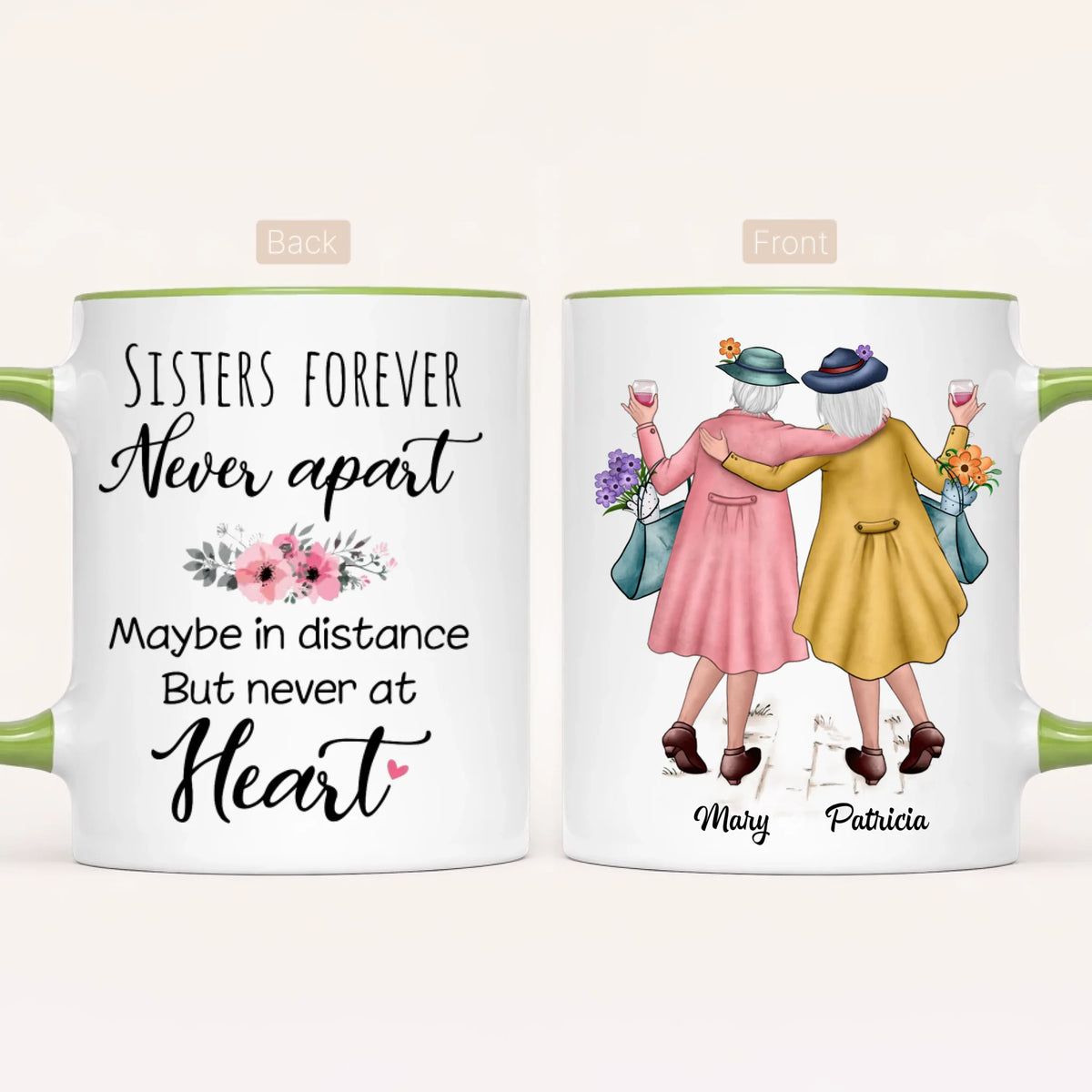 Personalised Sister Mug | Always Sisters