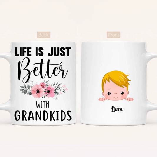 Personalised Grandma Mug | Better with Grandkids