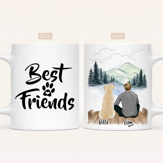 Personalised Dog Dad Mug | Life Is Better with a dog