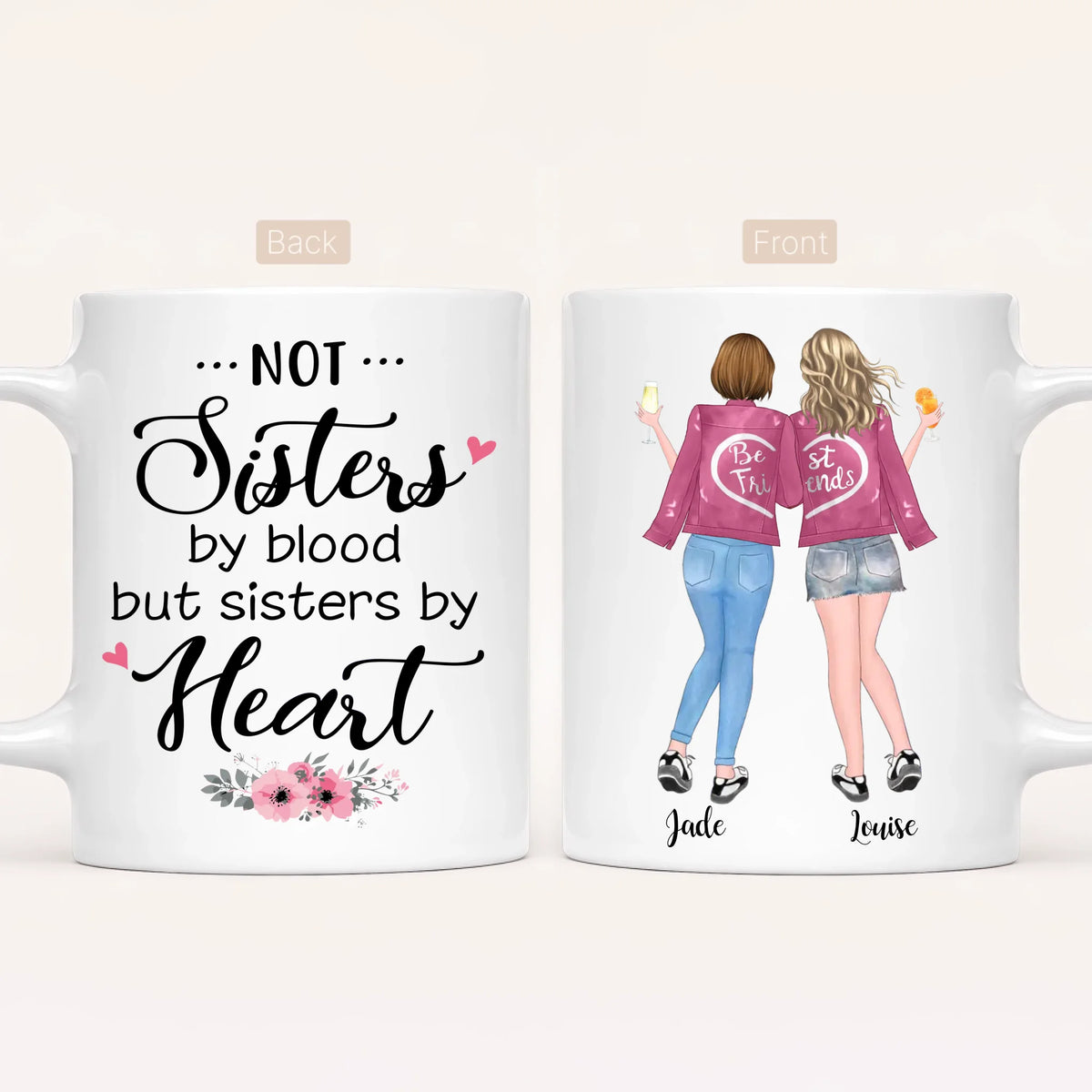 Personalised Best Friends Mug | Up to 5