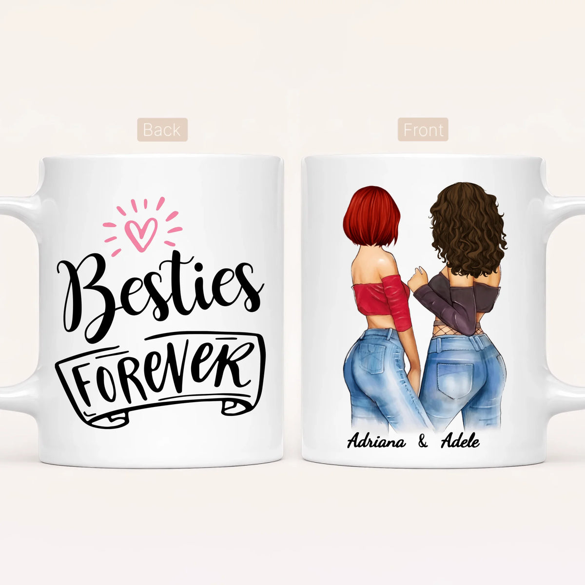 Personalised Besties Mug | Besties Forever