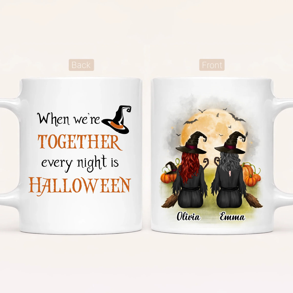 Personalised Witches Mug | Every Night is Halloween